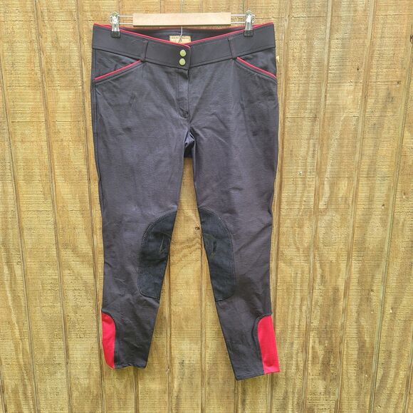 Devon-Aire Versailles Classic Show Breech Pants Black Womens Size 32 - Picture 1 of 13